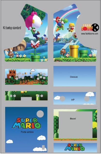 Sticker bartop standard Mario