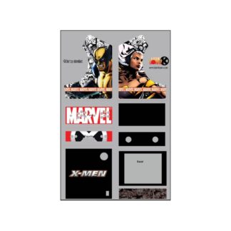 Sticker bartop standard Xmen Wolverin Storm