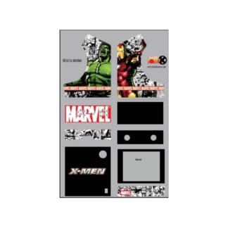 Sticker bartop standard Xmen Hulk Iron Man